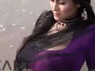 Saree Somudro Hot Edit Maria Black Saree