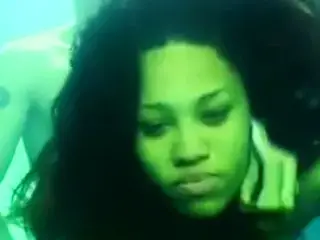 Black Couple Under Water Sex