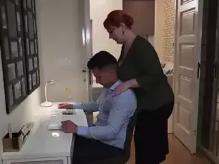 Big booty mom seduce lucky step son