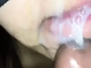 Sexy Girl Kissing and Sucking a big dick