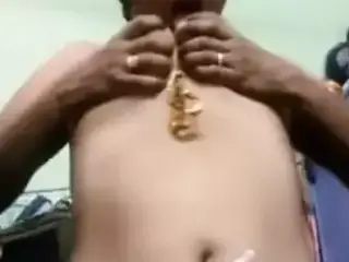 Tamil wife showing her hot body
