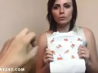 Handjob In Messy Diaper