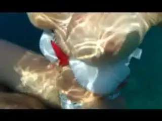 underwater sex swiming cumshot