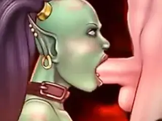 Sexy Orc blowjob