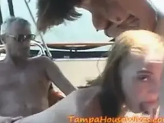 HORNY Hot Housewives go FISHING for CUM