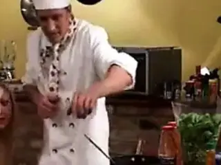 Angel Long fucks the Chef