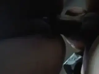 Latino couple fucking inside the car