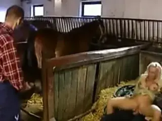 German country girl fucked in stable