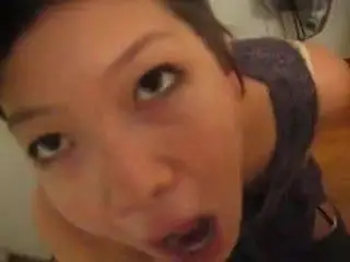 Half Asian Ex Blowjob