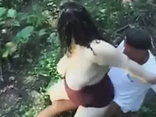 Fat mature fucks in the wood, facial at the end (Camaster)