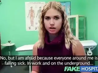 FakeHospital Cute blonde teen with soft young natural body