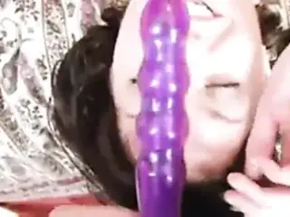 Hairy Amateur Milf Pounding Pussy with Toy