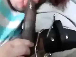 More Interracial Car Blowjob Action!