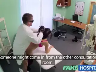 Fake Hospital Doctors magic cock produces vocal orgasm