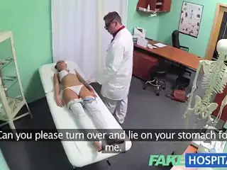 FakeHospital Hot Brunette Patient returns craving the doctor