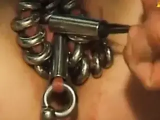 I am pierced with heavy down low Mature BDSM slave creamed
