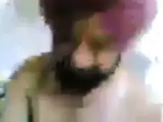 desi- horny sardar and sardarni couple with very loud moan