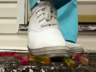 Penny gummy worms crush with Keds sneakers preview