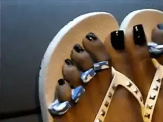 Black Girl Black Toenails