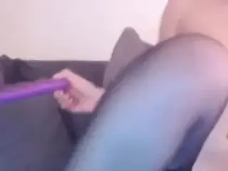 Girl uses toy and fingers in her asshole