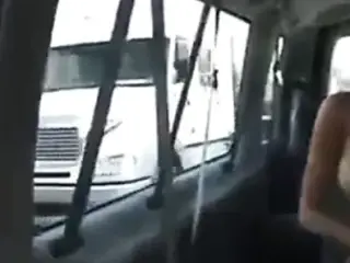 Blonde getting fucked in the van