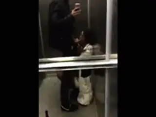 Elevator Blowjob