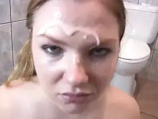 Anjelica BBW Red Head's First Facial