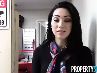 PropertySex - Office rental blackmail sex with hot realtor