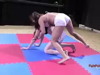 Sexy female wrestling