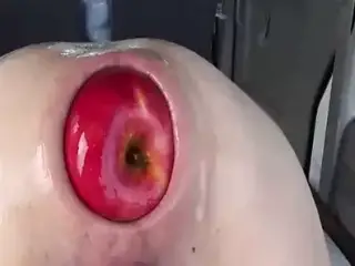 Extreme anal fisting and XXL apple insertions