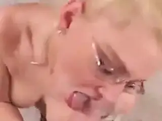 Blonde StepMom Shows Her Blowjob Talent