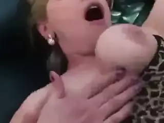 Busty blonde granny gets her pussy pounded