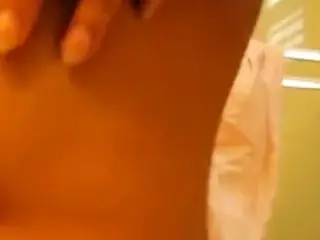 Indian girl dancing nude as she comes out of shower