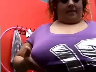 Big belly & boobs BBW imagines you are fucking her fat cunt