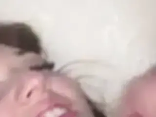 Pounding her pussy and she wants the cum on her face