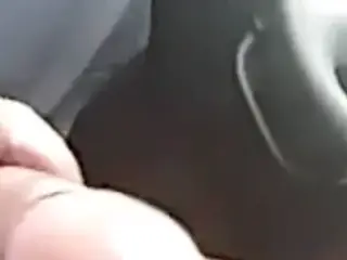 Girl Giving head in the car