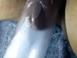 pumping her black pussy extreme play swollen lips