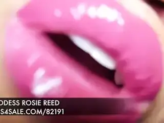 Lipstick Fetish Pink Lipgloss JOI POV Goddess Rosie