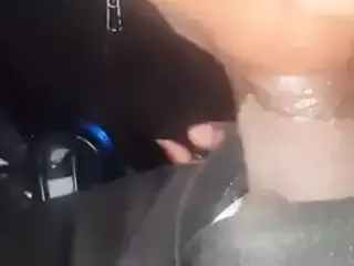 Quick car suck and swallow