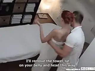 Super Slim Girl Getting Massage of Her Life