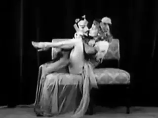 Sexy Girl Does a Puppet Dance (1950s Vintage)