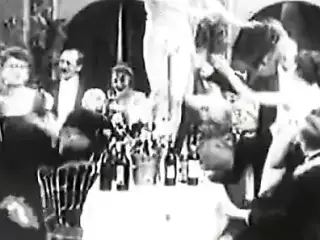 Lady gets Drunk at Her Birthday's Party (1910s Vintage)