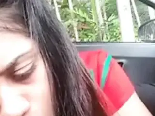 Indian blowjob in car