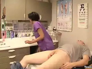 Sexy nurse cum extraction