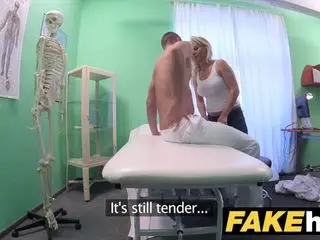 Fake Hospital Big tits horny Milf chiropractor fucks doctor