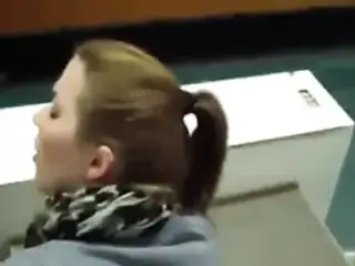 Public fuck in school