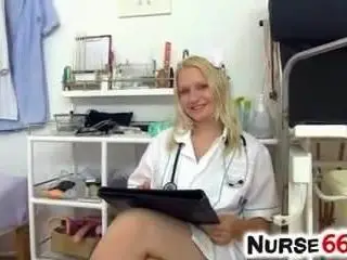 Grace an uniform blonde is naughty nurse