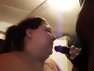 Cum Hungry SSBBW Slut Sucks Me Dry And Swallows All My Cum