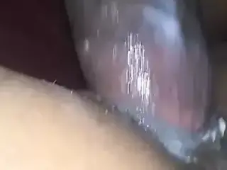 Pussy oozing out cream all over my BBC