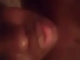 Dumb hoe playing in that pussy